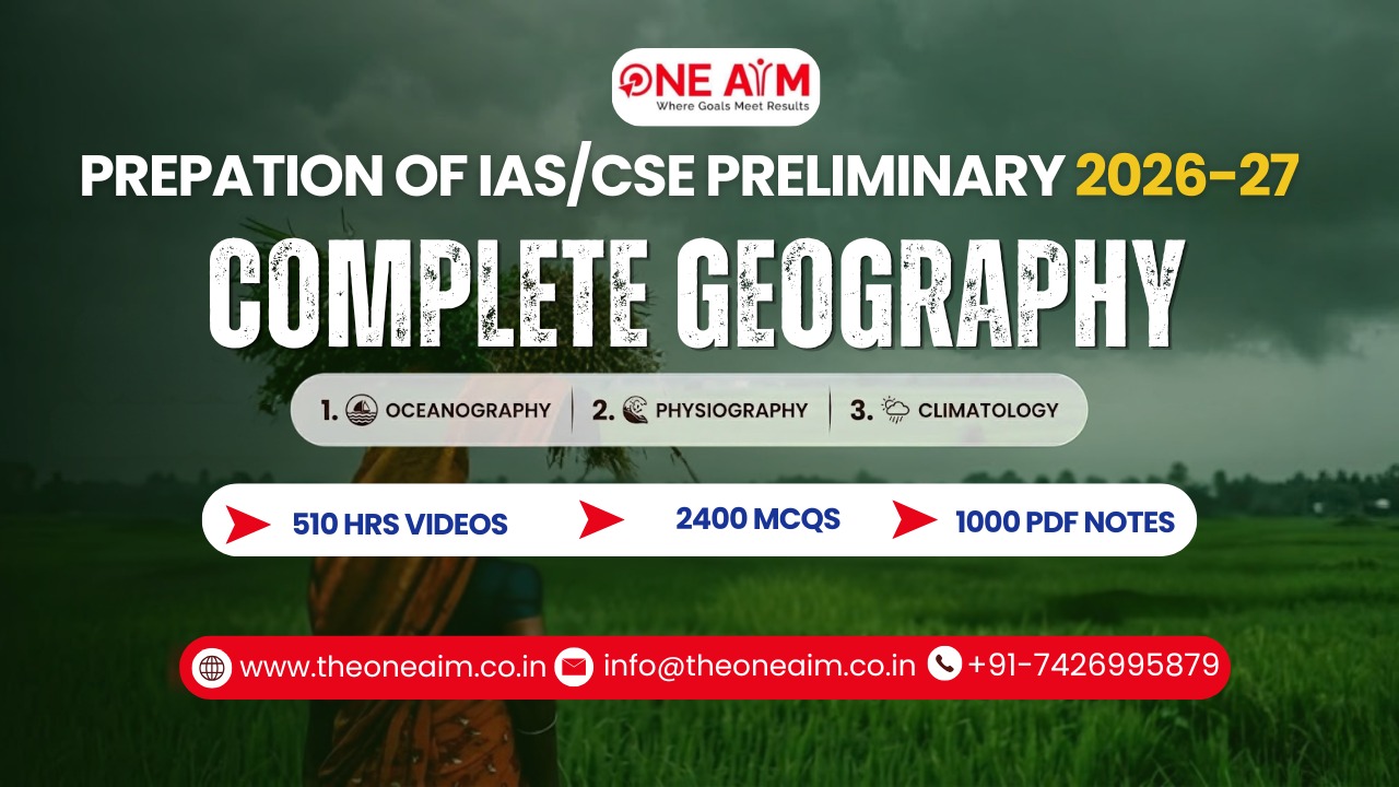 Geography (Physiography, Oceanography & Climatology) course image